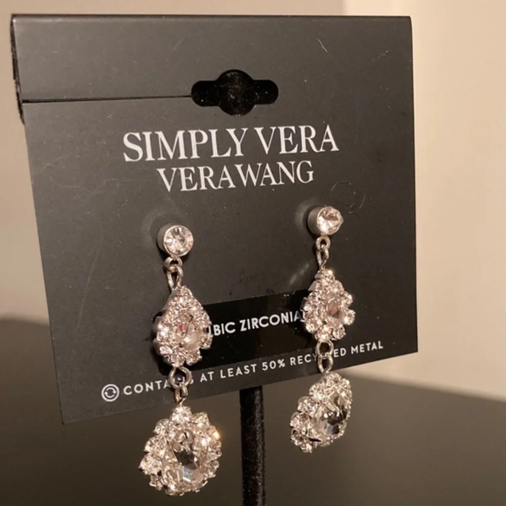 Simply Vera Vera Wang Crystal Drop Earrings